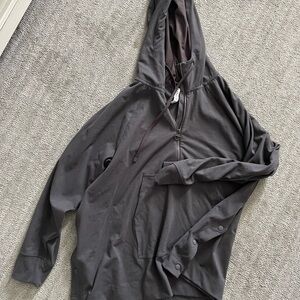 Gray Hooded Sweatshirt